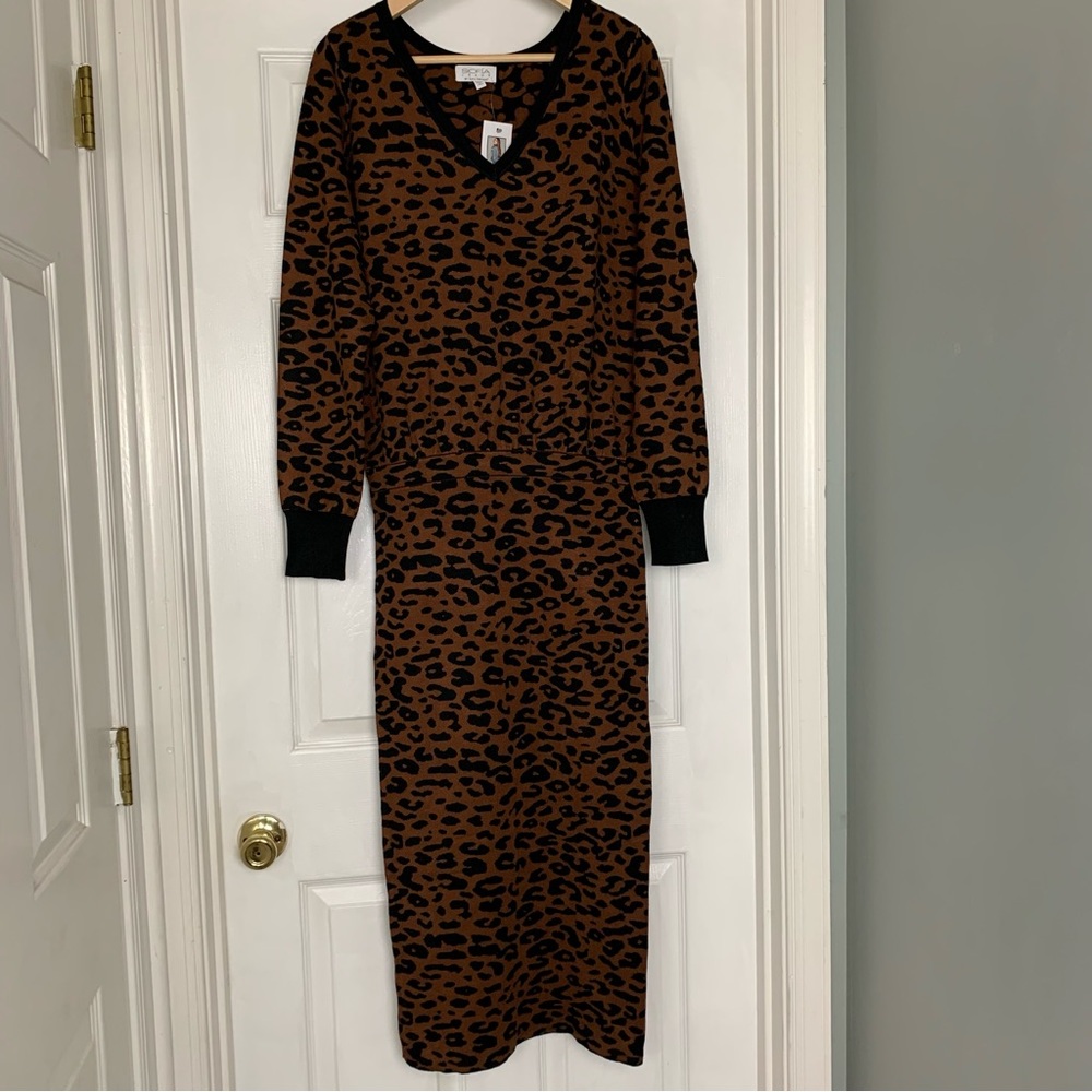 Sofia Jeans By Sofia Vergara V-Neck Jacquard Dres… - image 5